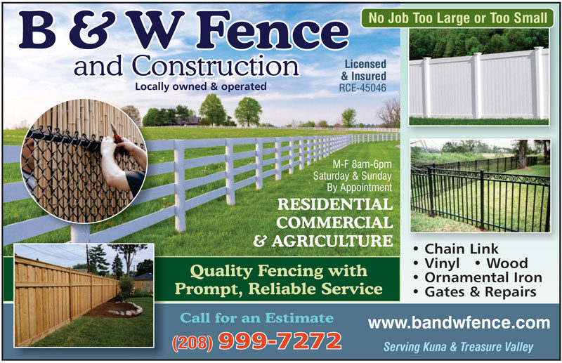 Photo of B&W Fence and Construction Photo of B&W Fence and Construction